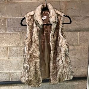 Fur Vest - like new worn once